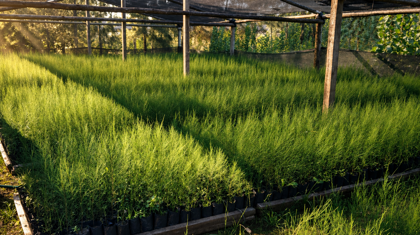 Producción de plantas en Vivero Zuinandi